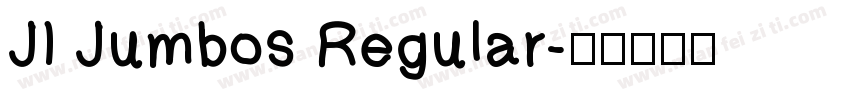 JI Jumbos Regular字体转换